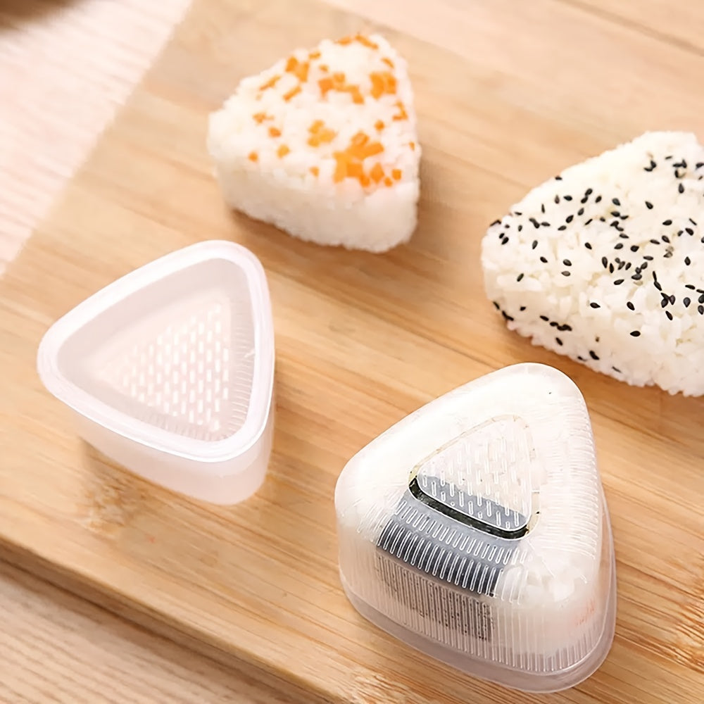 2pcs Triangle Rice Ball Mold Sushi Mold DIY Triangle Rice Ball Mold Lunch Sushi