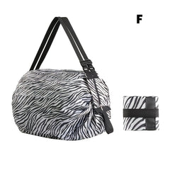Foldable Canvas Shopping Bag for Grocery and Supermarket Trips