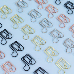 20pcs Music Note Paper Clip for Office and School Use