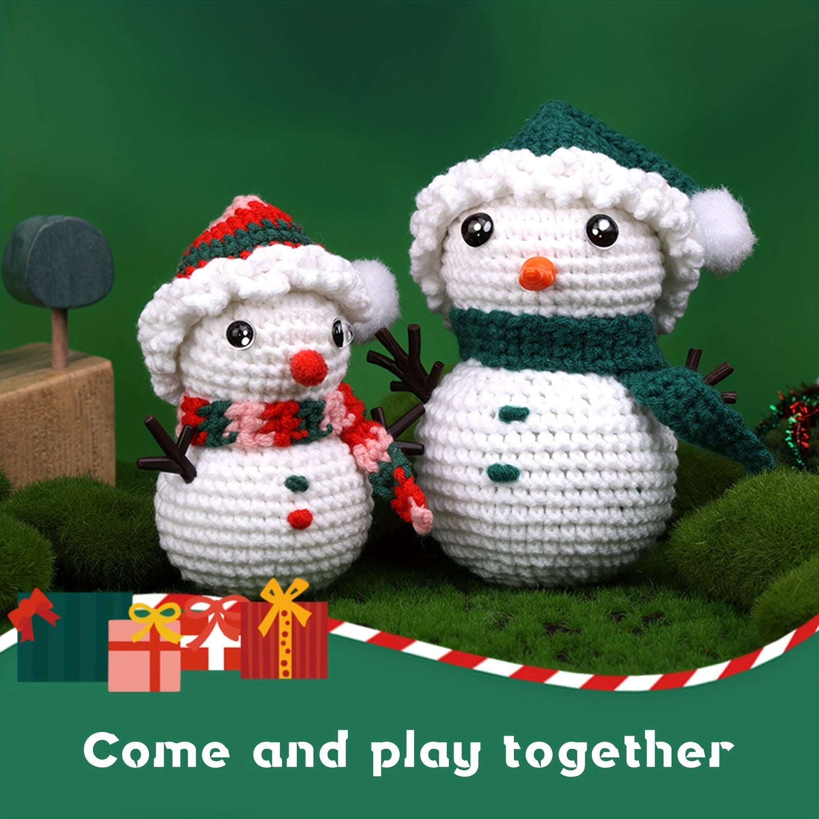 Crochet Material Bag Gift Decoration DIY Halloween Christmas