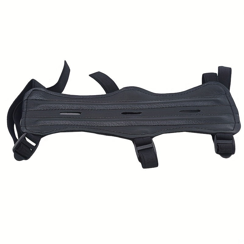 Adjustable Leather Archery Arm Guard Protects Forearm