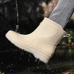 Women's Waterproof Rain Boots Non Slip Lightweight Rubber Work Shoes