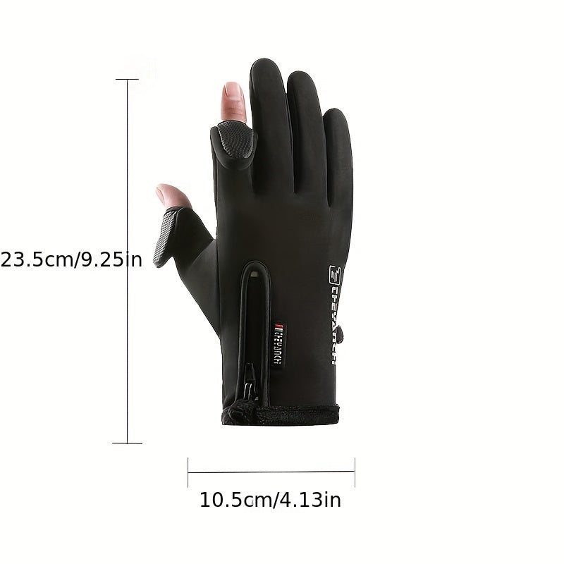 Winter Cycling Gloves Touch Screen Warm Gloves for Men Women