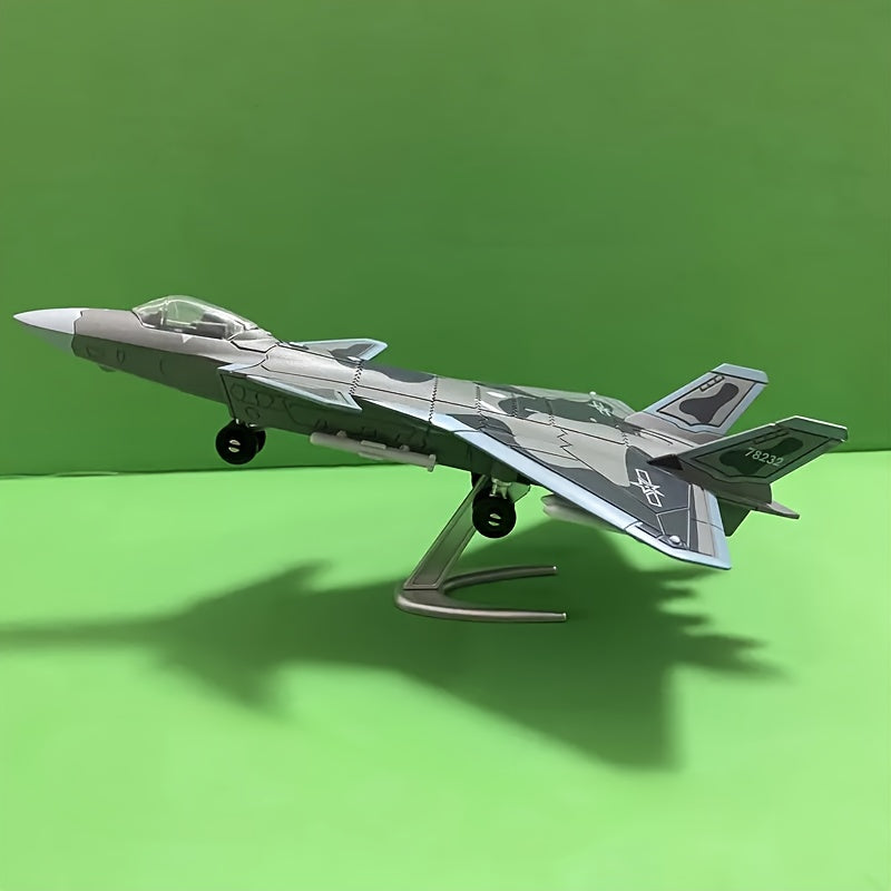 F-20 Fighter Jet Model Self Assembly Kit Desk Decor Realistic Easy to Assemble