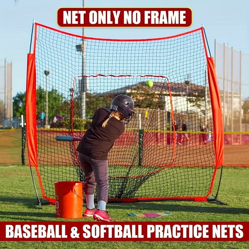 7x7 Baseball Softball Replacement Net Double Stitched Seams Heavy Duty Knotless