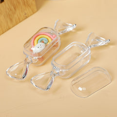 10pcs Mini Transparent Dustproof Plastic Storage Box for Jewelry
