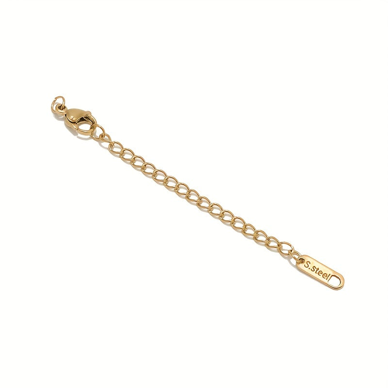 Stainless Steel Chain w/ Dangle Pendants Bracelet Necklace Tail Chain