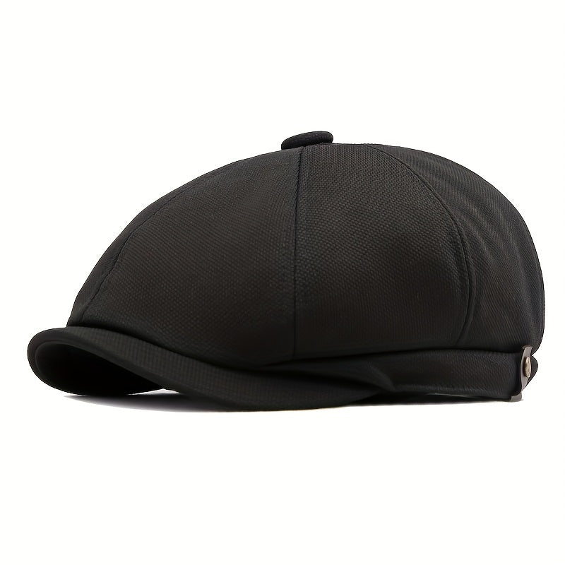 Retro Octagonal Cap Casual Cap for Men