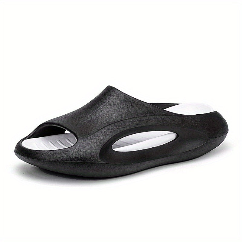 Men's Cloud Slides Non Slip Slippers Open Toe Shoes for Indoor Outdoor