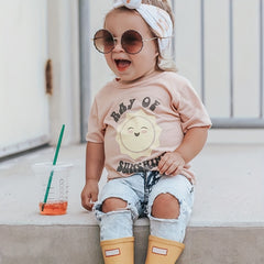 Girls Flower Shaped Frame Sunglasses UV Protection