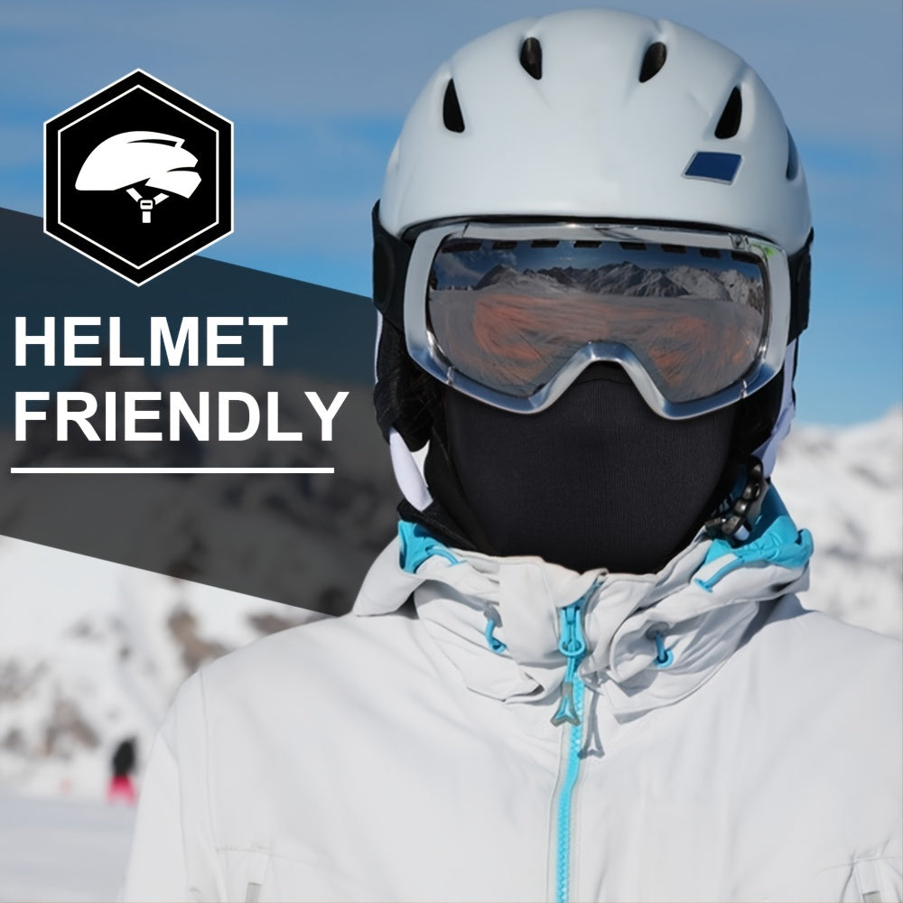 Windproof Fleece Balaclava Full Face Mask for Skiing Snowboarding Hiking Cycling
