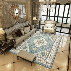 Soft Crystal Velvet Outdoor Rug Cobblestone Non-slip Anti Dirt Carpet