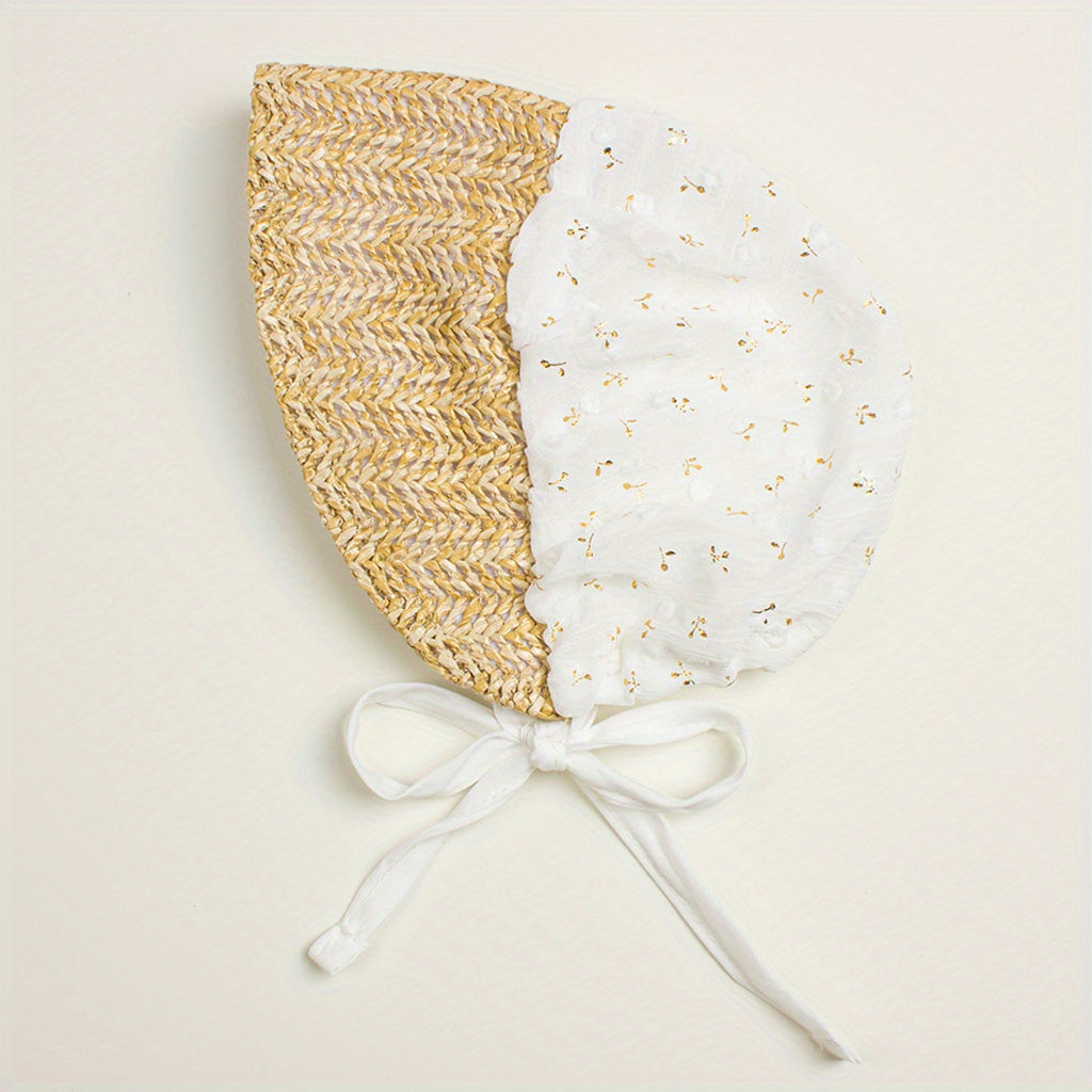 Summer Breathable Baby Court Hat for 0-3 Years Old
