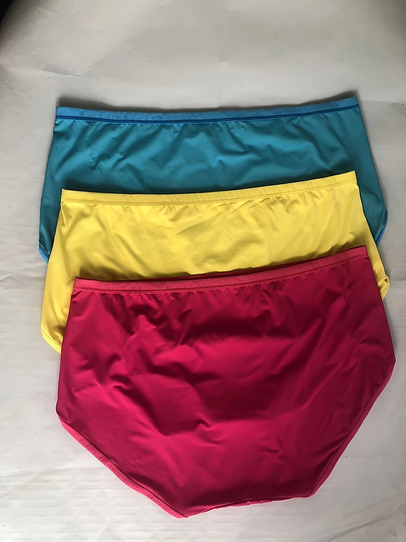 3 Pack Plus Size Panties Set High Waisted Stretchy Comfort 3pcs