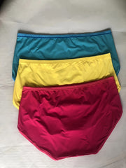 3 Pack Plus Size Panties Set High Waisted Stretchy Comfort 3pcs