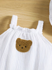 Cute Bear Onesie & Hat Set for Babies