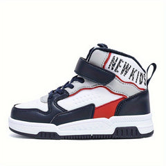 Boys High Top Skate Shoes Non Slip Casual Sneakers