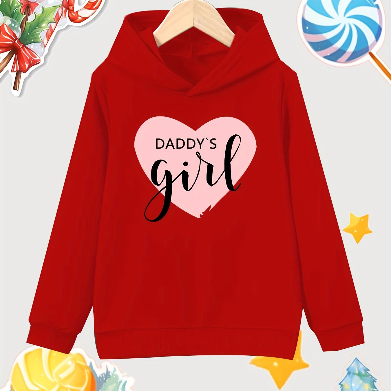 Girl's Cotton Hoodie Active Breathable Sweatshirt