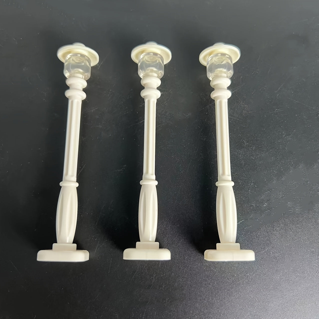 3pcs Street Lamp Building Block Ornaments Halloween Christmas Decor Toy