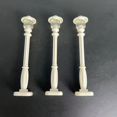 3pcs Street Lamp Building Block Ornaments Halloween Christmas Decor Toy