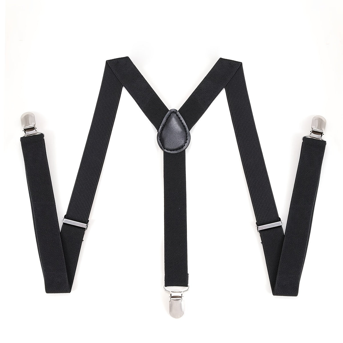 Men's 1inch Wide Plain Suspenders Overall