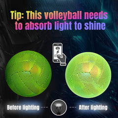 1pc No 5 Luminous Volleyball Night Training Beach Entertainment