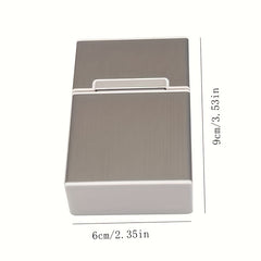 Aluminum Alloy Magnetic Cigarette Case Men