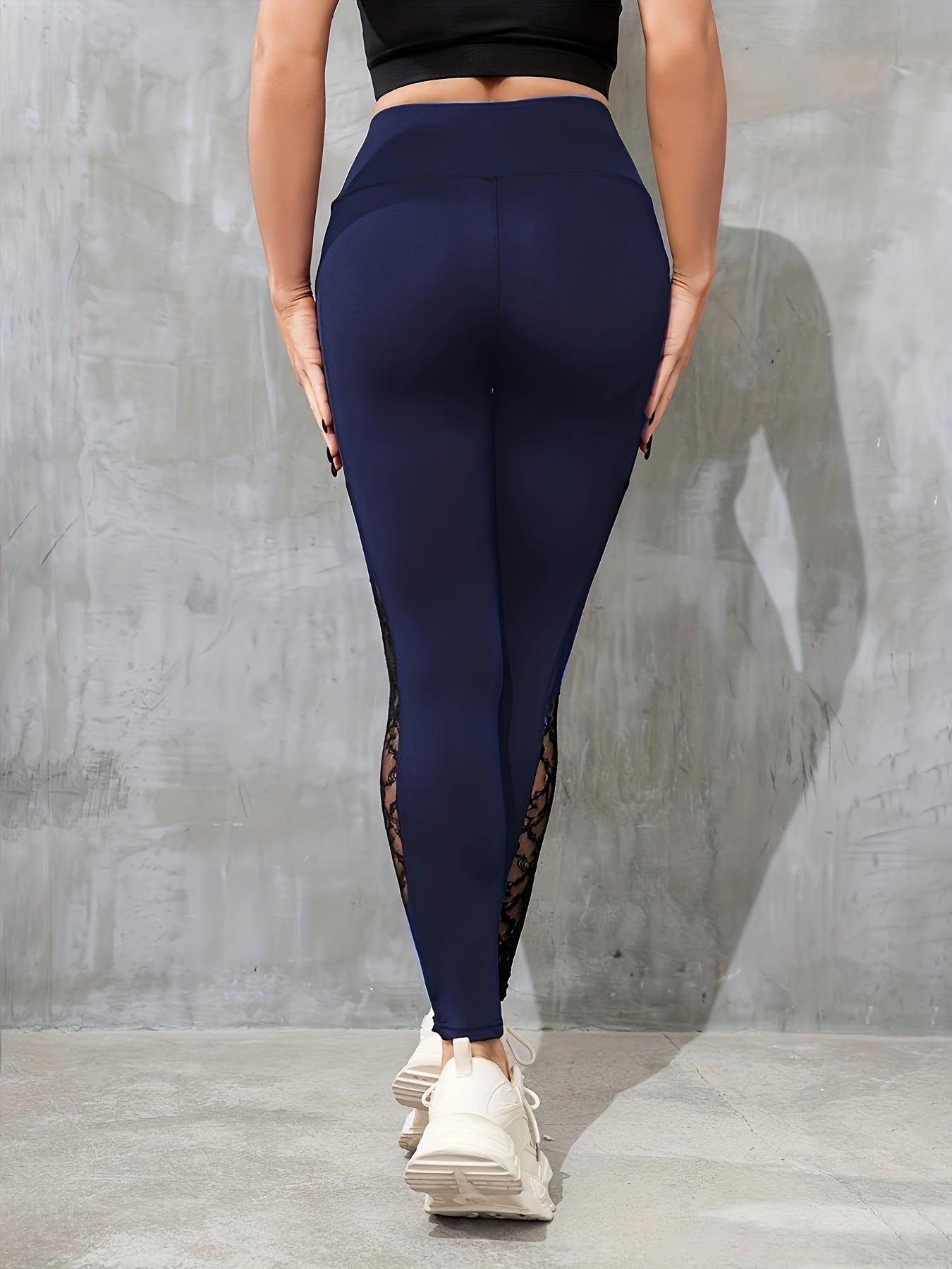 Mesh Stitching Yoga Pants for Women Breathable Sports Fitness Running