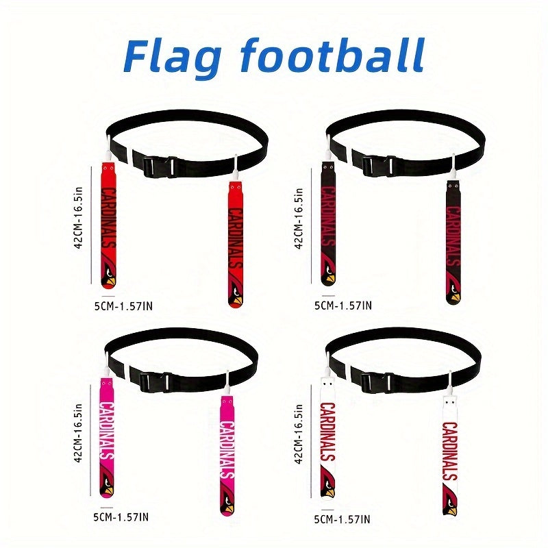 Red Bird Waist Flag Rugby Football Flag With Buckle