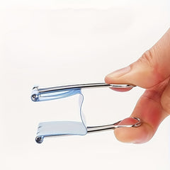 48pcs Metal Clip Small Dovetail Large Stainless Steel Office Storage Iron Clip