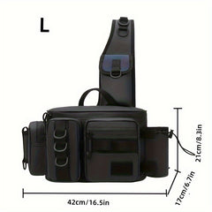 Fishing Tackle Bag Sling Pack Portable Fly Fishing Fanny Pack