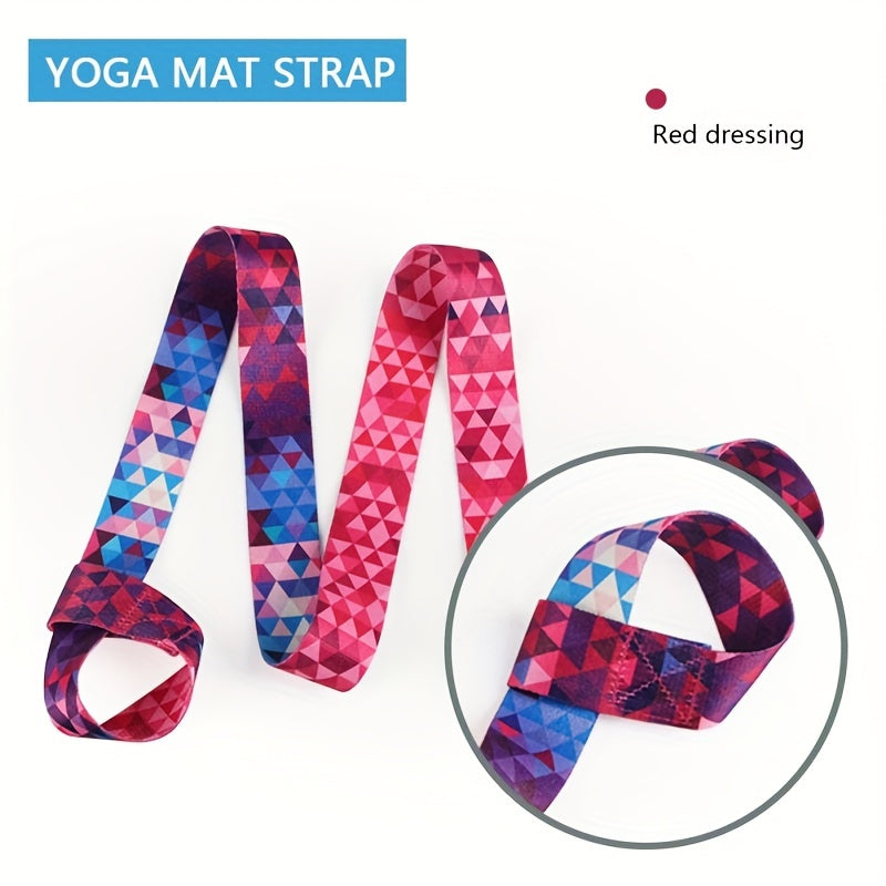 Flexible Yoga Mat Strap for Easy Storage & Improve Practice