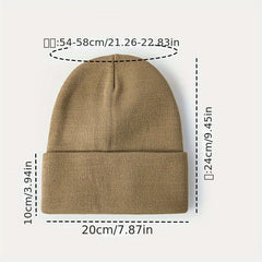 Thick Knitted Hat with Ear Protection for Fishing