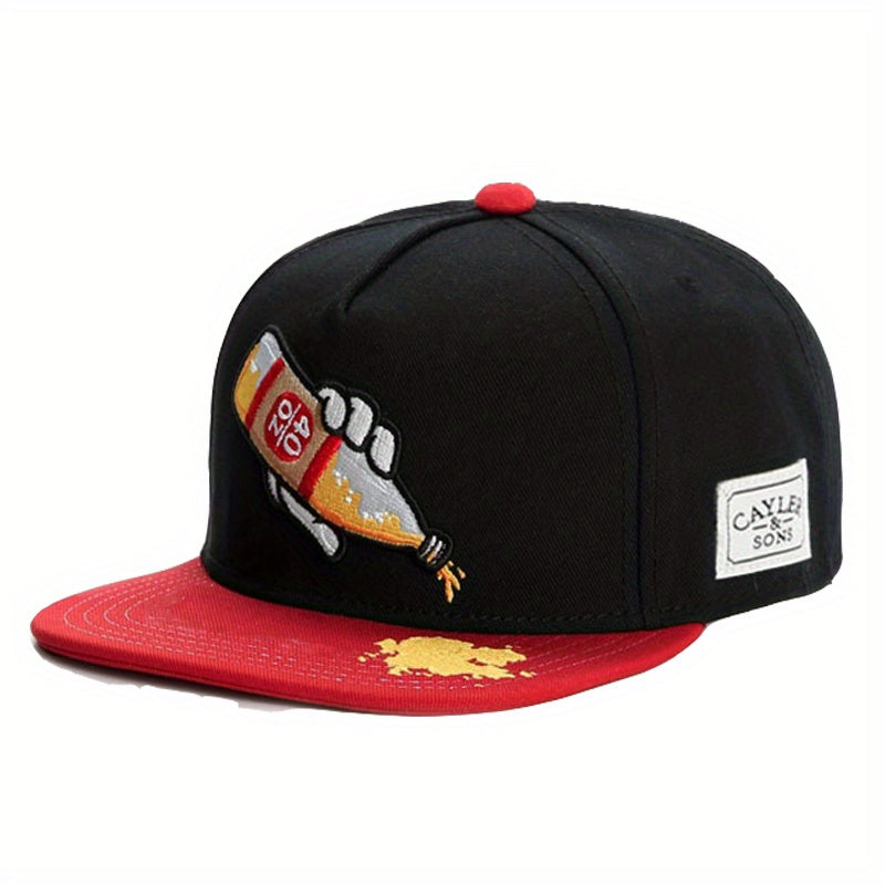 Men's Embroidered High Baseball Cap