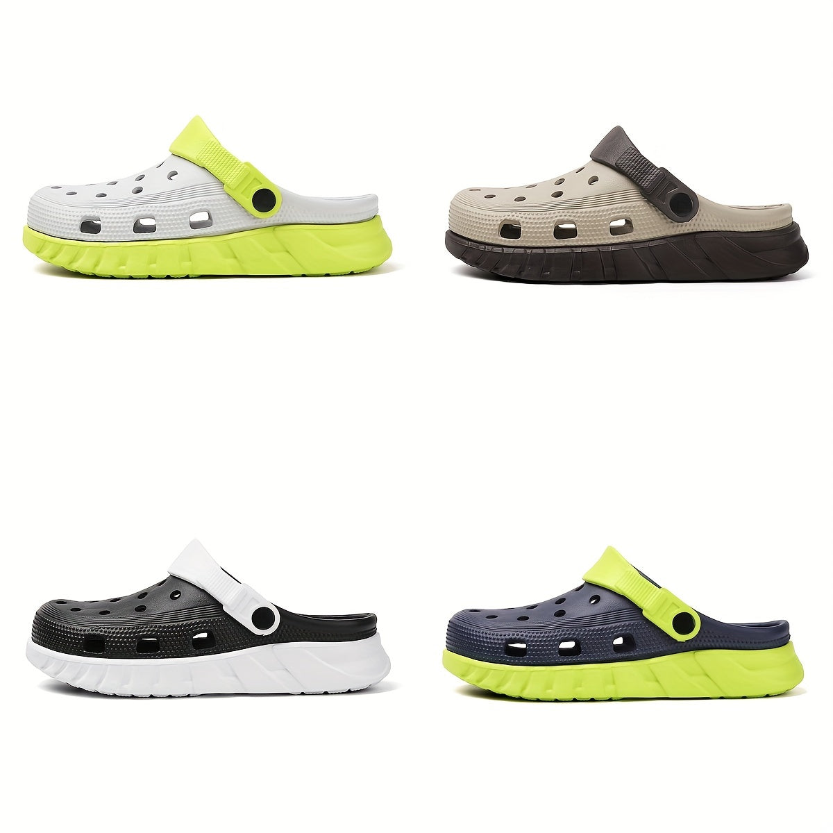 Men's Closed Toe Clogs Sandals Soft Sole Outdoor Garden Shoes