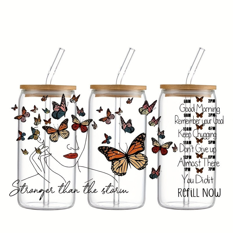 DIY Gift Packaging UV Cup Transfer Sticker 16oz