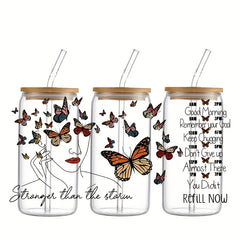 DIY Gift Packaging UV Cup Transfer Sticker 16oz