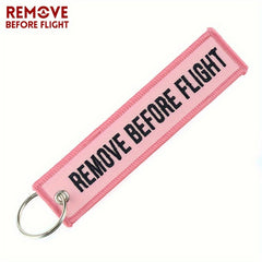 50pcs Remove Before Fight Keychain Anti lost Key Chain Pendant Gift