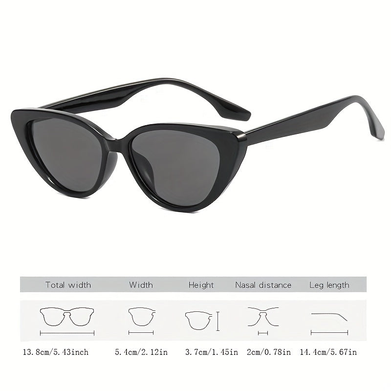 Y2K Cat Eye Sunglasses UV400 Sun Shades Glasses