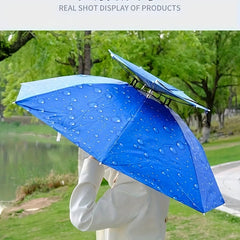 Portable Umbrella Hat for Camping Fishing Hiking