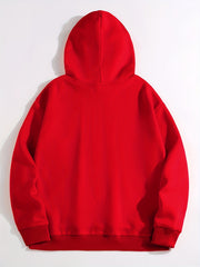 Casual Kangaroo Pocket Hoodie Long Sleeve Sweatshirt
