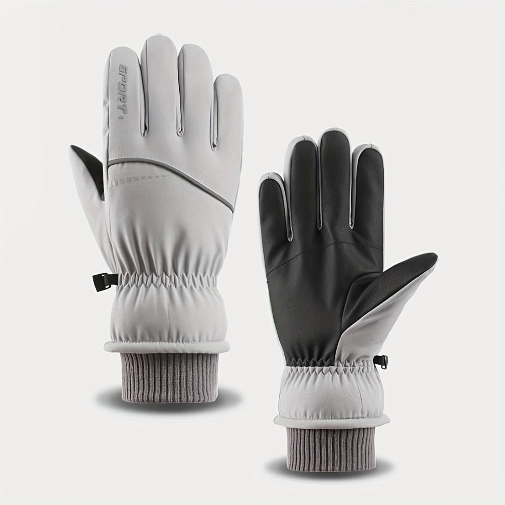 Winter Warm Skiing Gloves Windproof Waterproof Touch Screen Mittens