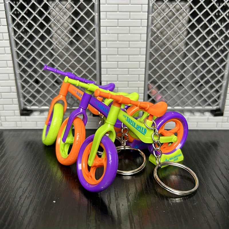 Creative Small Bicycle Model Keychain Keyring Bag Backpack Pendant