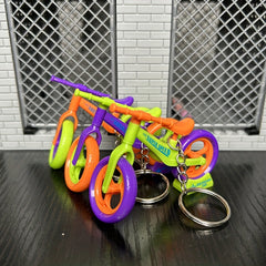 Creative Small Bicycle Model Keychain Keyring Bag Backpack Pendant