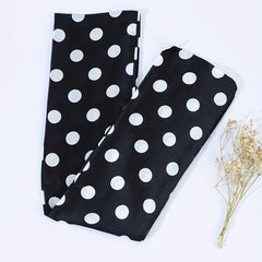 Polka Dot Printed Skinny Scarf Block Long Ribbon Necktie Twilly Scarf
