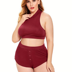 Tank Top & Shorts Lingerie Set for Women