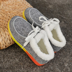 Women's Non-slip Warm Sneakers Low Top Sport Shoes