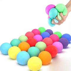 6pcs 1.38 Inch Elastic Ball Fidget Toy for Children & Adults