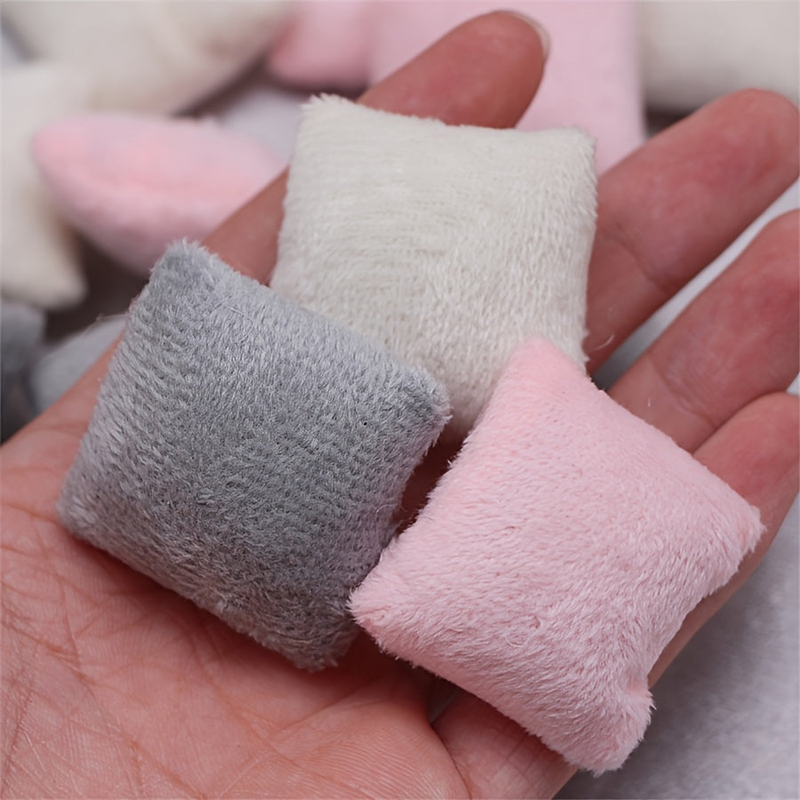 Mini Dollhouse Home Pillow Model Ornament Micro Bedroom Scene Sofa Cushion