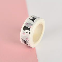 1 Pc Cartoon Cat Paper Washi Tapes Decorative Adhesive Tapes